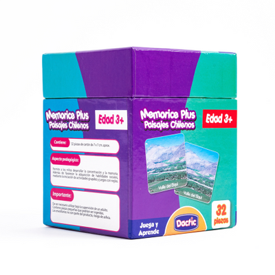Memorice Plus Paisaje Chileno | Juegos y productos educativos en PiedraBruja Chile