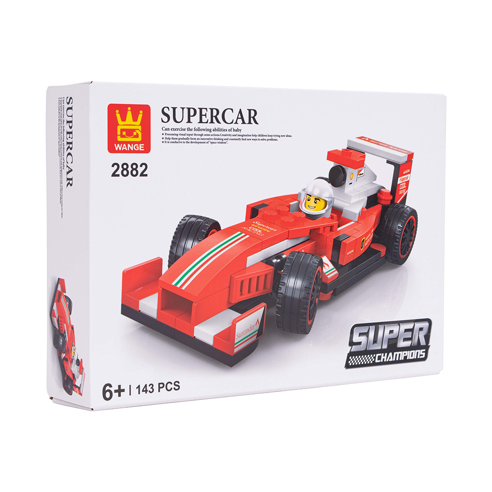 Súper Auto Deportivo Rojo Armable