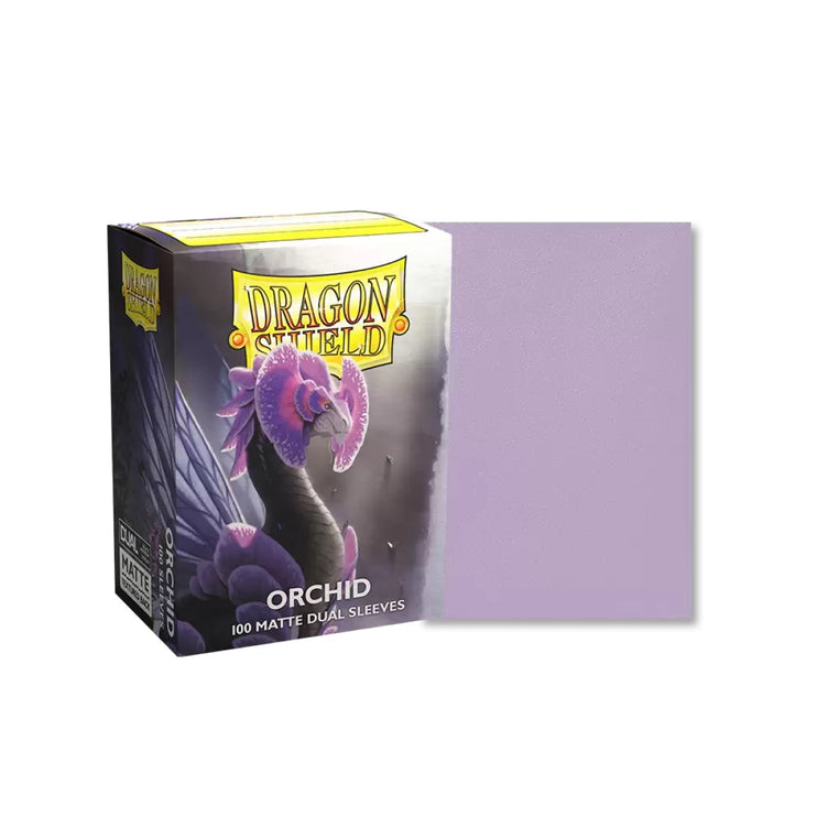 Dragon Shield Sleeves: Standard DUAL- Matte Orchid 'Emme' (100 ct.)