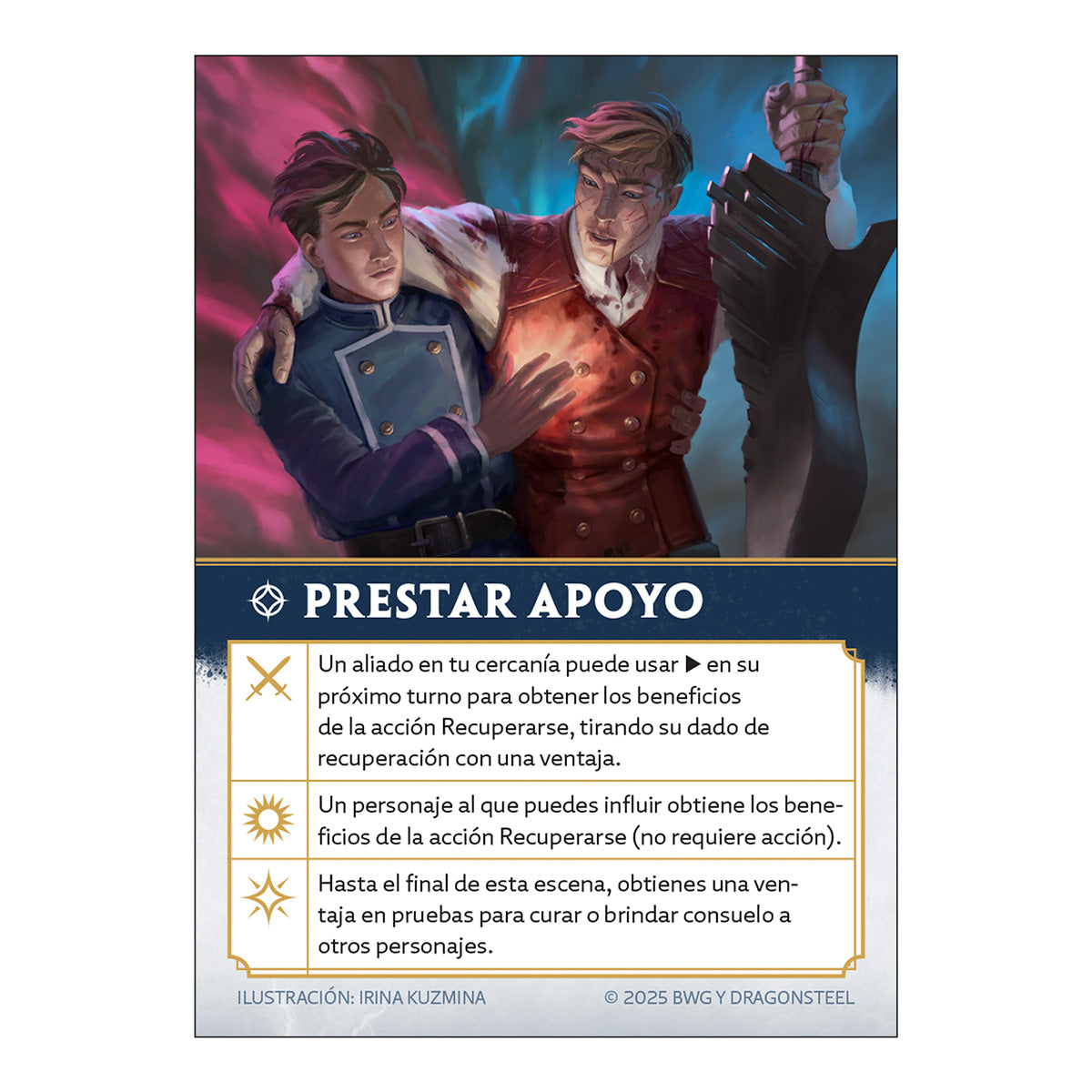 Mazo de Trama carta Prestar Apoyo