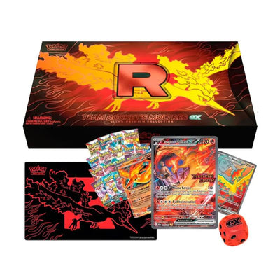 Ultra Premium Collection Team Rocket's Moltres ex | Pokémon TCG, sobres, cartas pokemon y coleccionables en PiedraBruja Chile