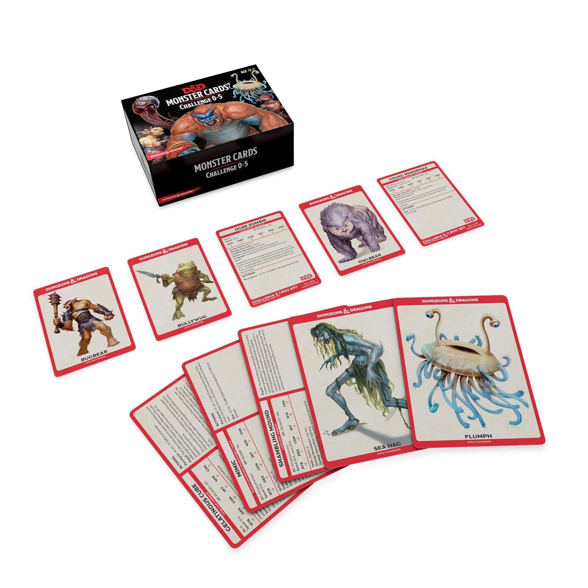 Spellbook Cards 5e - Monsters 0-5 Deck | Dungeons & Dragons y accesorios D&D en PiedraBruja Chile