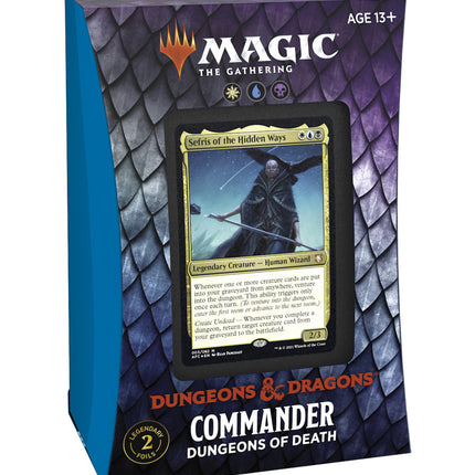 Magic the Gathering: Adventures in the Forgotten Realms Commander Dungeons of Death (ingles)