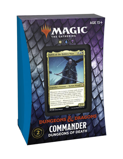 Magic the Gathering: Adventures in the Forgotten Realms Commander Dungeons of Death (ingles)