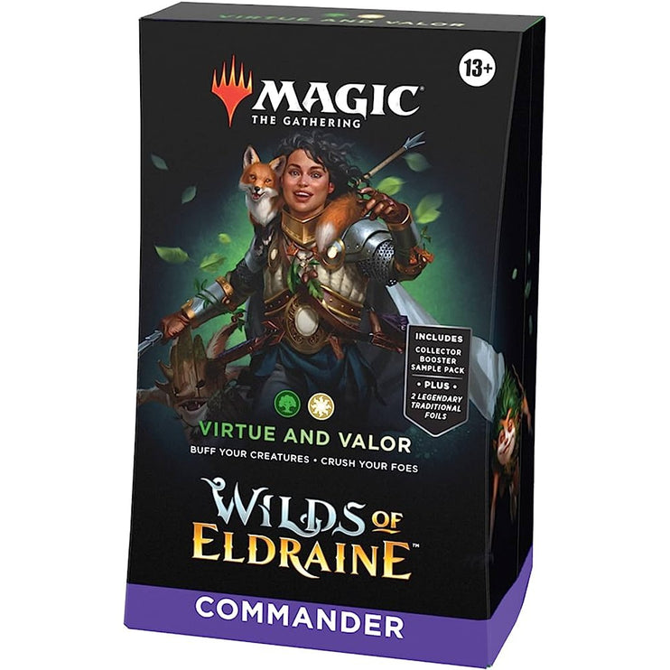 Wilds of Eldraine - Commander Virtue and Valor (ingles)