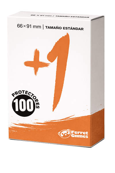 Protectores +1 Estándar Naranja Ferret Games caja