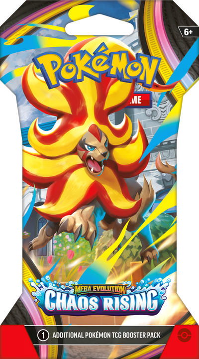 Mega Evolution Chaos Rising Sleeved Booster ING | Pokémon TCG, sobres, cartas pokemon y coleccionables en PiedraBruja Chile