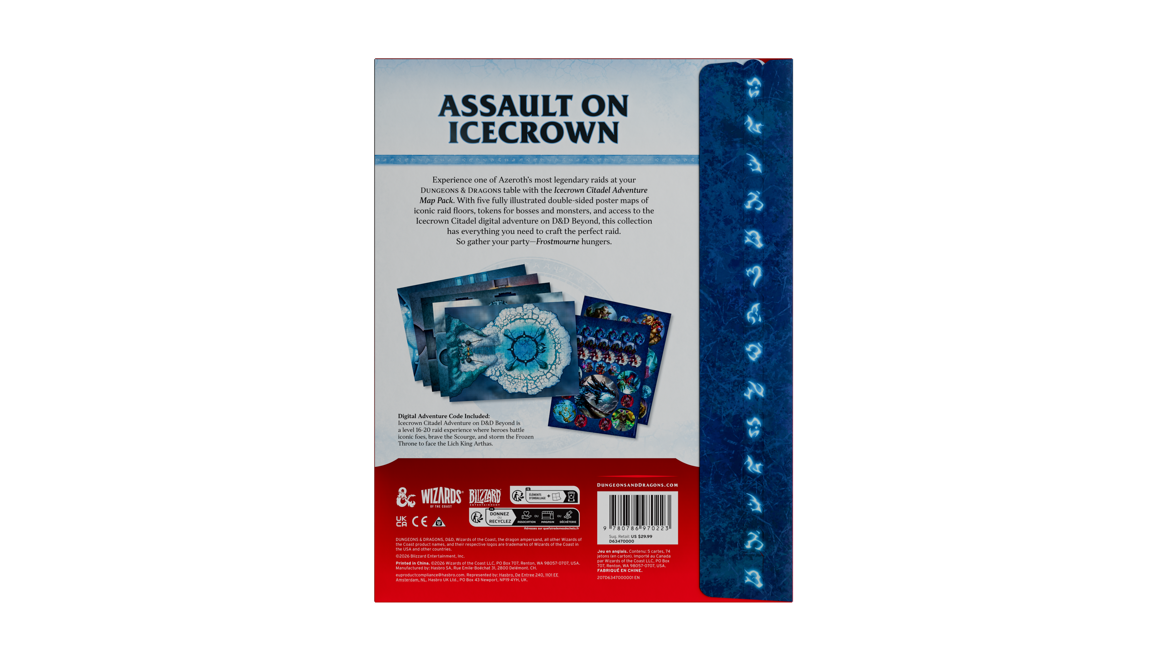 Icecrown Citadel Adventure Pack de mapas - Dungeons & Dragons: World of Warcraft