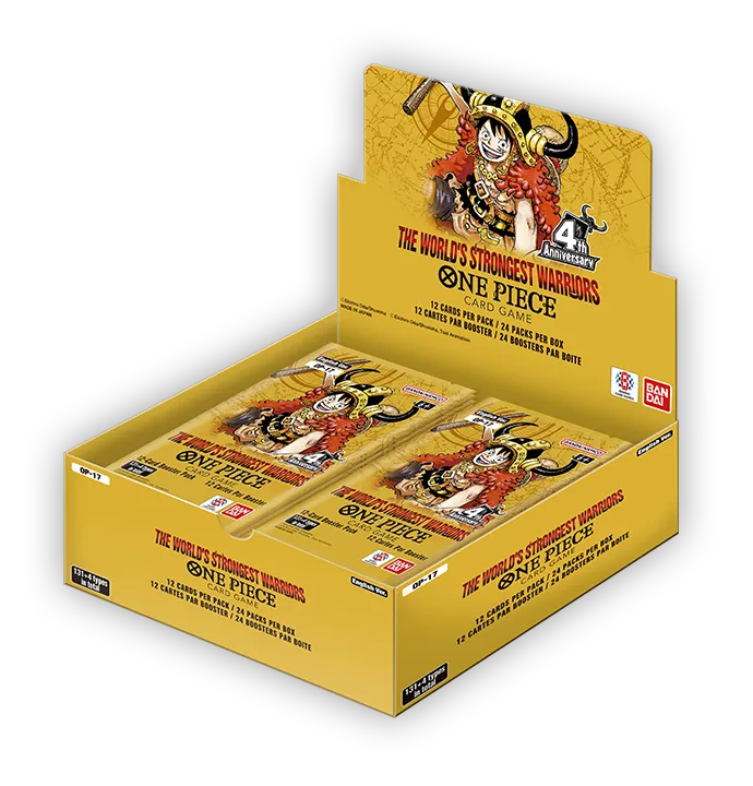 OP-17 The World's Strongest Warriors - Booster Display
