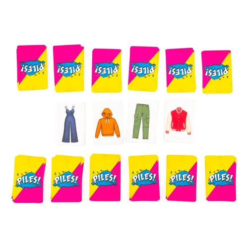 Contenido del juego de mesa ¡piles!