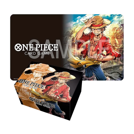 One Piece TCG: Playmat and Storage Box - Luffy