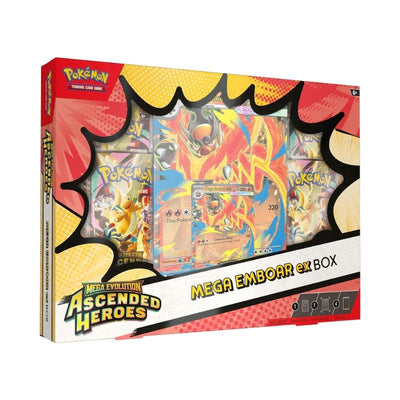 Mega Evolution Ascended Heroes Ascended Heroes  Mega ex Box ESP | Pokémon TCG, sobres, cartas pokemon y coleccionables en PiedraBruja Chile