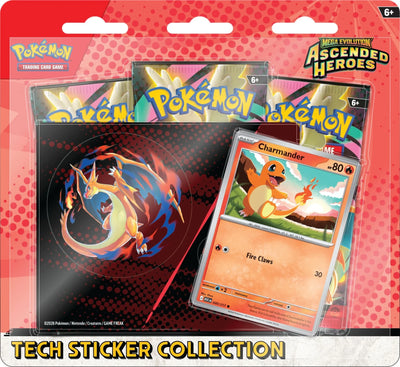 Mega Evolution Ascended Heroes Tech Sticker Collection ESP | Pokémon TCG, sobres, cartas pokemon y coleccionables en PiedraBruja Chile