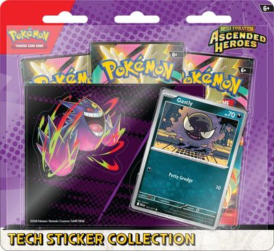 Mega Evolution Ascended Heroes Tech Sticker Collection ESP | Pokémon TCG, sobres, cartas pokemon y coleccionables en PiedraBruja Chile