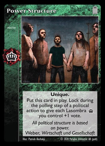 Lasombra Parlament of Shadows - Deck ING | Vampire: The Eternal Struggle y accesorios TCG en PiedraBruja Chile