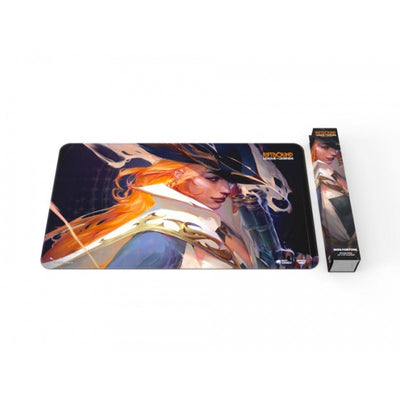 Playmat: Riftbound Origins - Miss Fortune | Accesorios para juegos de cartas coleccionables en PiedraBruja Chile