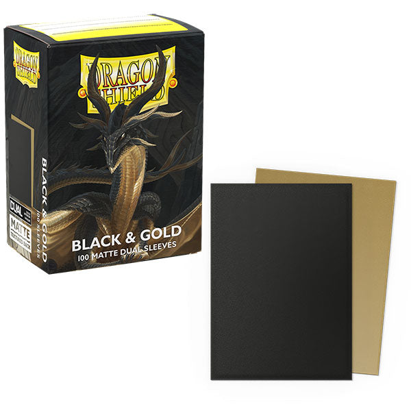 Matte Dual Sleeves - Black & Gold