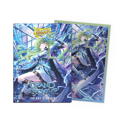 Matte Dual Art Sleeves - Grand Archive - Lorraine, Arclight Saber x100
