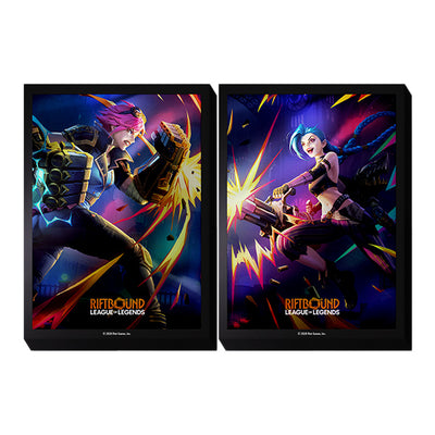 Card Sleeves Riftbound - Vendetta Vi vs Jinx