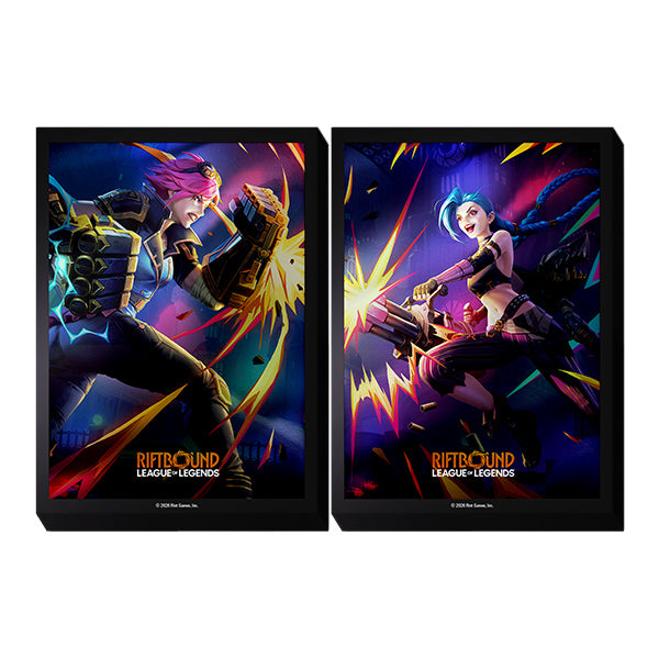 Card Sleeves Riftbound - Vendetta Vi vs Jinx