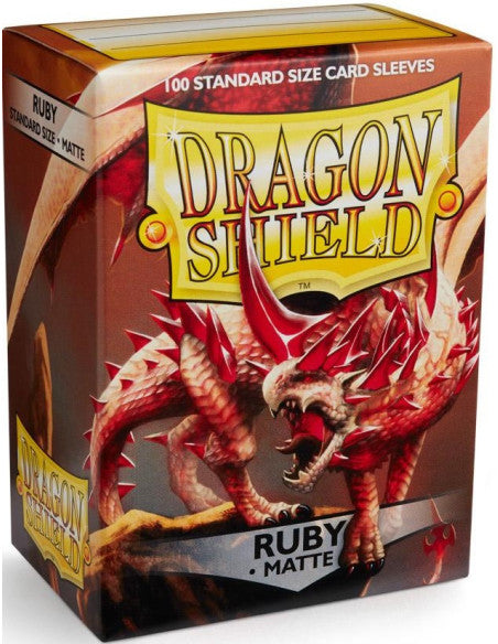 Protectores Dragon Shield Standard Color Ruby Matte (100 unidades)