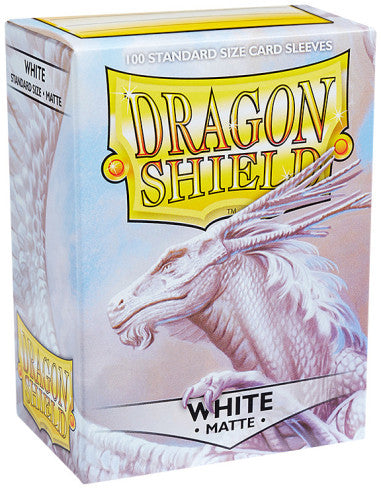 Dragon Shield Sleeves: Standard - Matte White (100 ct.)