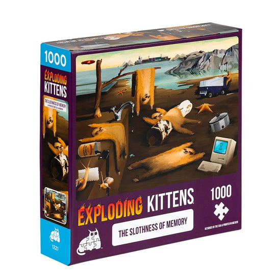 Puzzles Exploding Kittens 1000 piezas: Slothness of Memory