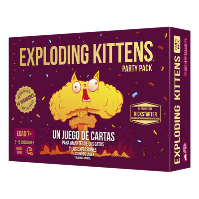 Exploding Kittens Party Pack - Nueva Edicion | Juegos de mesa para todas las edades en PiedraBruja Chile
