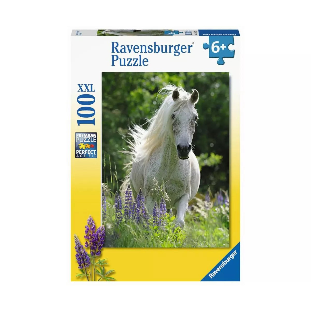 Puzzle Ravensburger Weiße Stute 100 | Rompecabezas e ingenios para niños, desafía su mente en PiedraBruja Chile