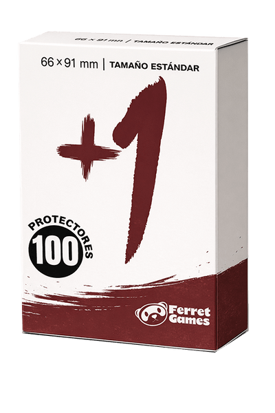 Protectores +1 Estándar Rojo Ferret Games caja