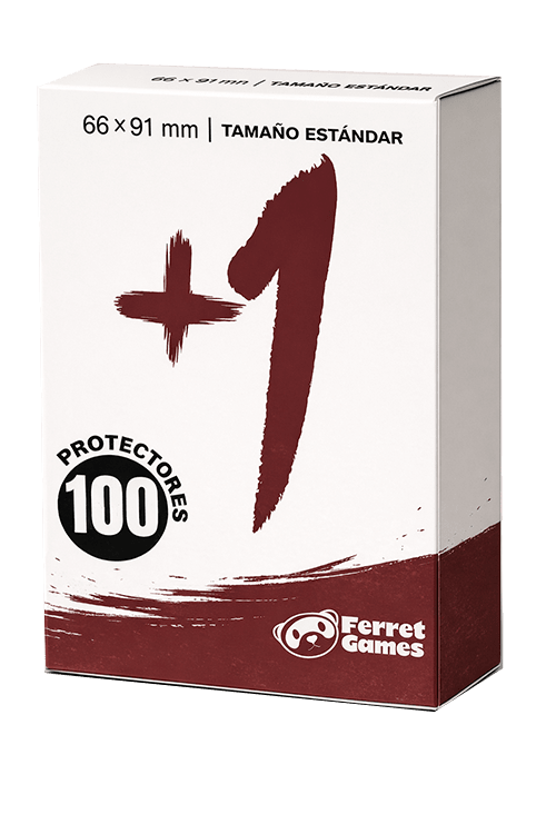 Protectores +1 Estándar Rojo Ferret Games caja