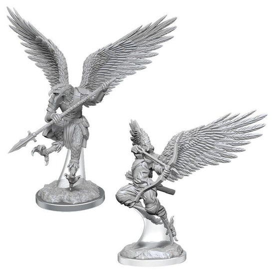 D&D Nolzur's Marvelous Miniatures: Unpainted Minis- Wave 17- Aarakocra Fighters