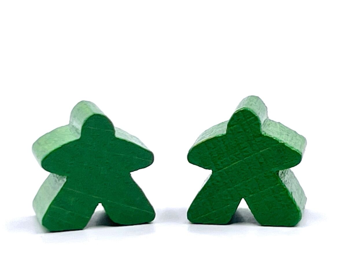 Blister de Meeples Verde (x8) - Fichas para Juegos de Mesa