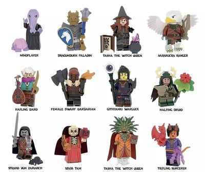 Lego D&D Minifigures | Dungeons & Dragons y accesorios D&D en PiedraBruja Chile