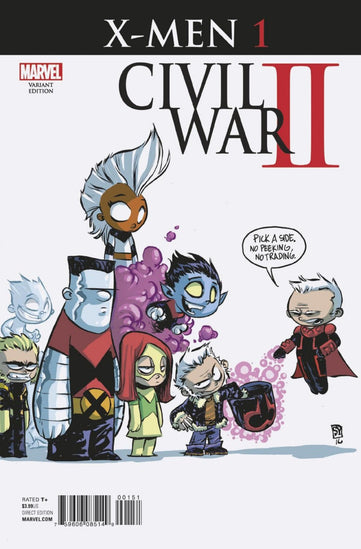 Civil War II: X-Men #1 (Variant Edition Cartoon)