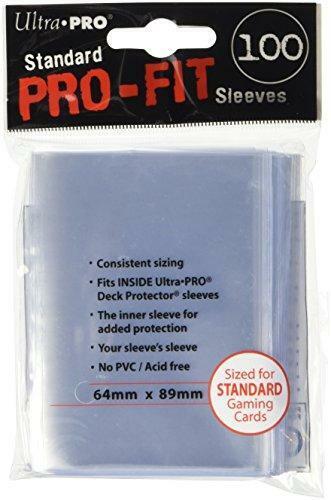 Protectores Tamaño Exacto Standard (x100) | Accesorios Ultra PRO para TCG en PiedraBruja Chile