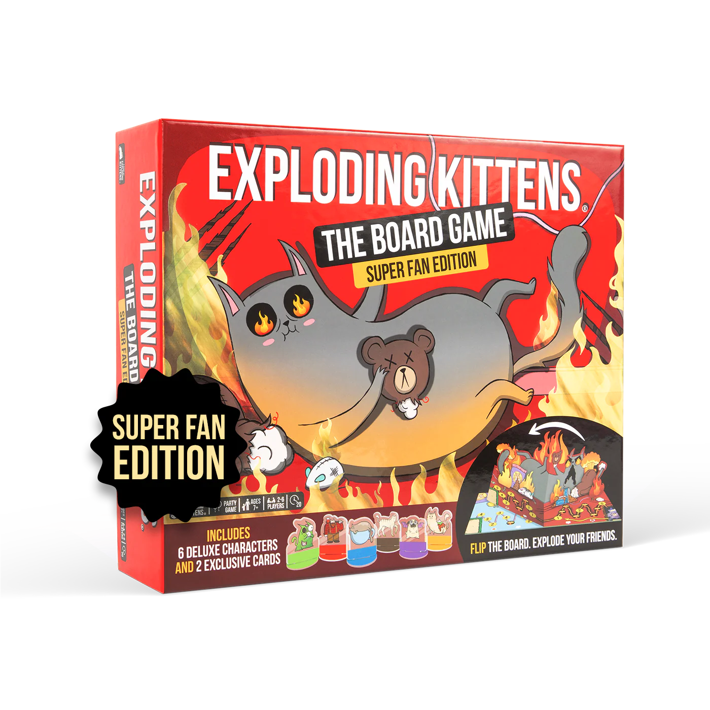 Exploding Kittens - El Juego de Tablero Super Fan Edition