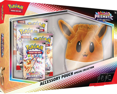 Scarlet & Violet Prismatic Evolutions Accessory Pouch | Pokémon TCG, sobres, cartas pokemon y coleccionables en PiedraBruja Chile
