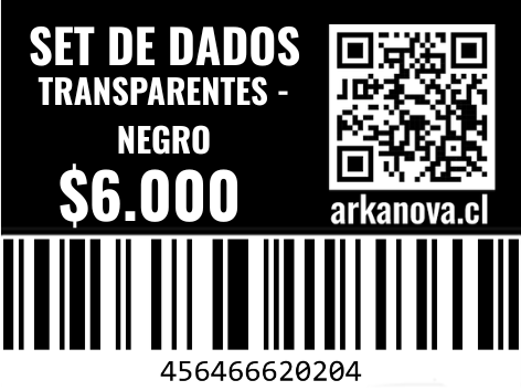 Transparentes - Negro