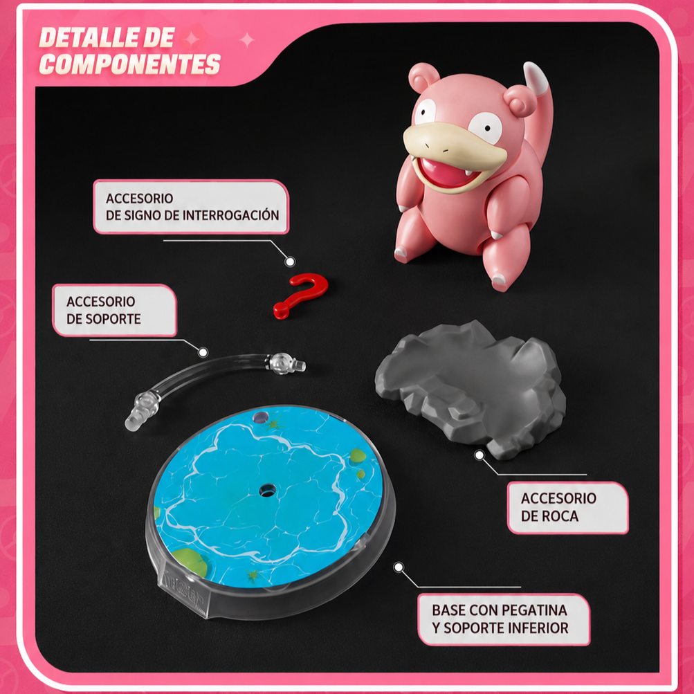 Figura Pokemon Armable - Slowpoke