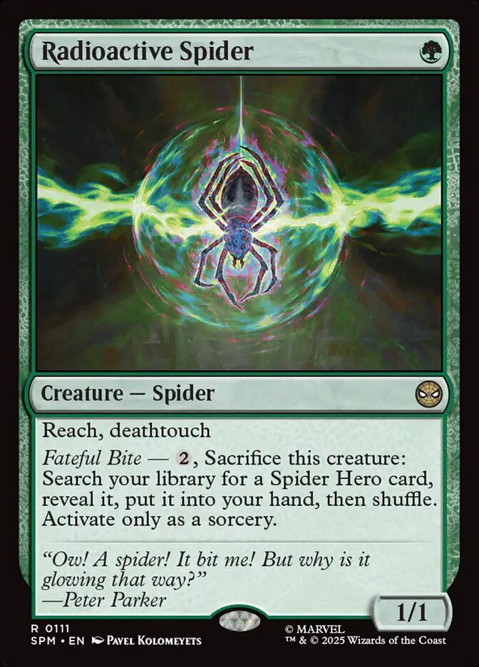 Radioactive Spider Regular Foil (ingles) 111