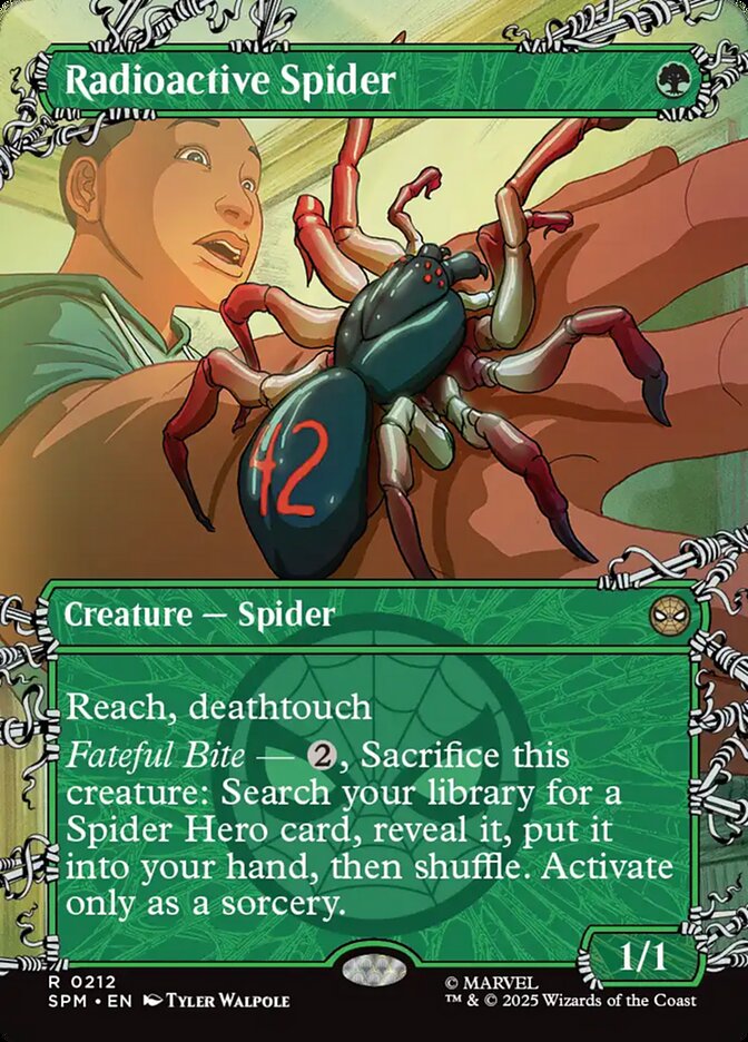 Radioactive Spider Showcase Foil (ingles) 212