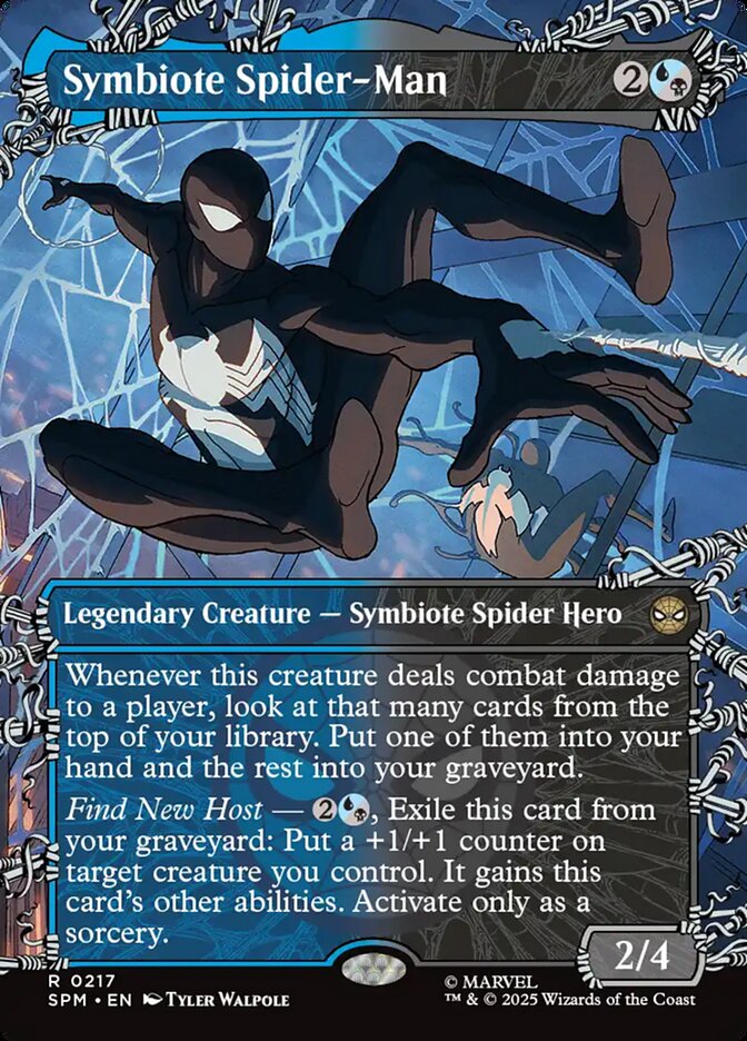 Symbiote Spider-Man Borderless  (ingles) 217