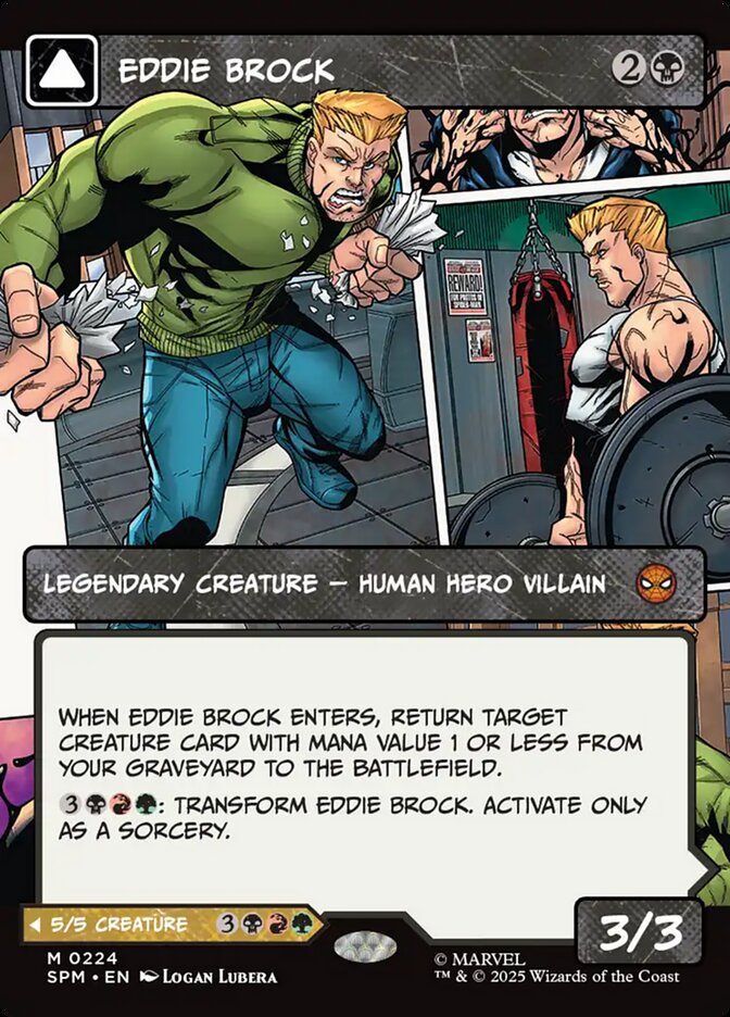 Eddie Brock // Venom, Lethal Protector Borderless Foil (ingles) 224