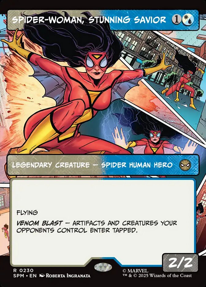 Spider-Woman, Stunning Savior Borderless Foil (ingles) 230