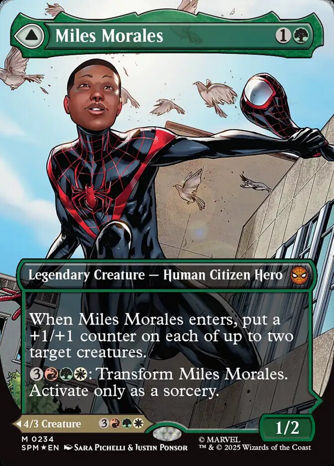 Miles Morales // Ultimate Spider-Man Showcase Foil (ingles) 234