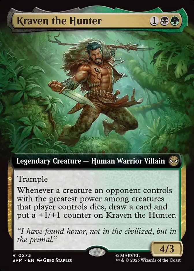 Kraven the Hunter Extended  (ingles) 273