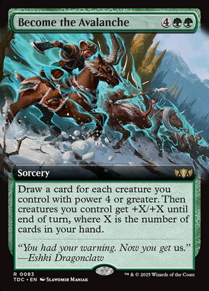 Become the Avalanche Extended  (ingles) 83 | Singles y cartas sueltas de Magic: The Gathering en PiedraBruja Chile
