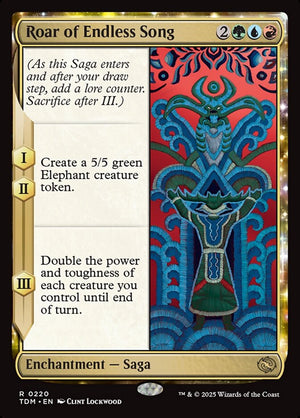 Roar of Endless Song Regular Foil (ingles) 220 | Singles y cartas sueltas de Magic: The Gathering en PiedraBruja Chile