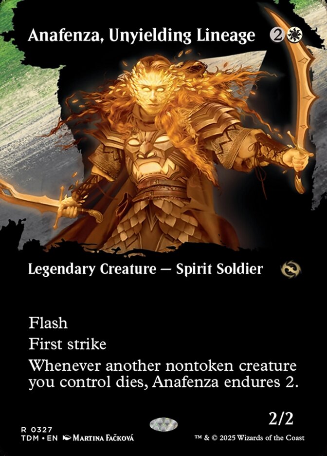 Anafenza, Unyielding Lineage Borderless Foil (ingles) 327